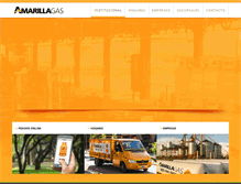 Tablet Screenshot of amarillagas.com